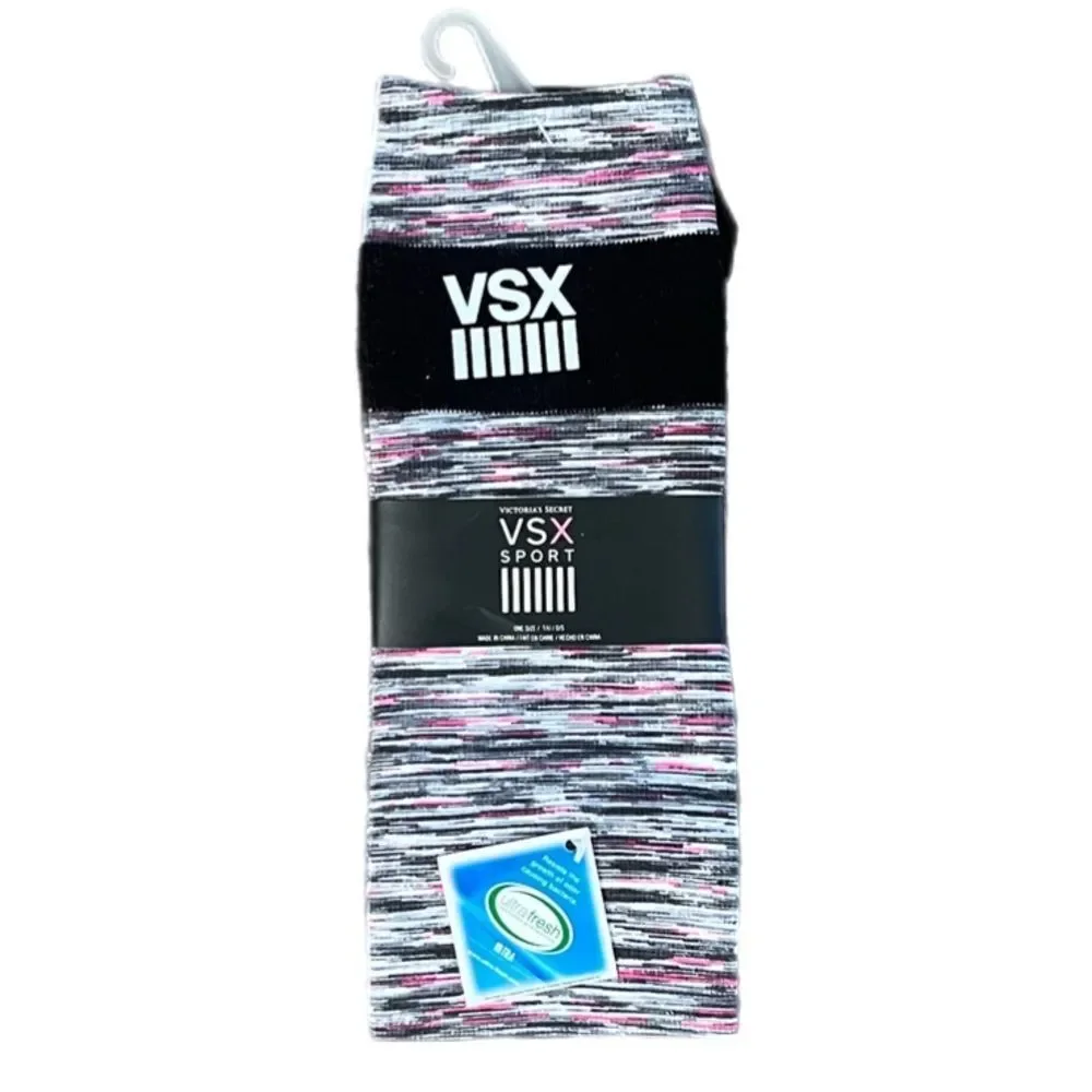 Victorias Secret VSX Sport Ultrafresh Freshness Protection long socks One Size